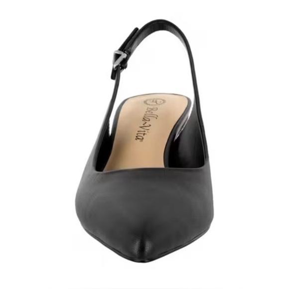 Bella Vita Scarlett Elegant Black Slingback Heels sz 8WW nwob - Picture 4 of 4